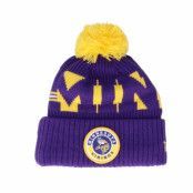 New Era - NFL Lila pom Beanie - Minnesota Vikings NFL 20 On field Sport Knit OFC Purple Pom @ Hatstore