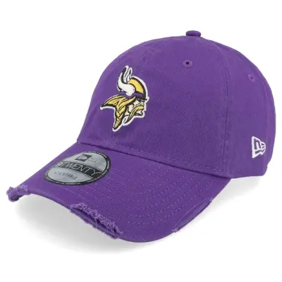 New Era - NFL Lila unconstructed Keps - Minnesota Vikings NFL Wash 9TWENTY Purple Dad Cap @ Hatstore