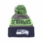 New Era - NFL Multi Beanie - Kids Seattle Seahawks Sideline Bobble Beanie @ Hatstore