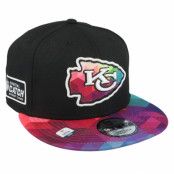 New Era - NFL Multi snapback Keps - Kansas City Chiefs 9FIFTY NFL Crucial Catch 23 Black/Multi Snapback @ Hatstore