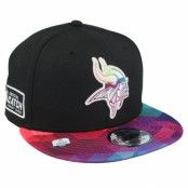 New Era - NFL Multi snapback Keps - Minnesota Vikings 9FIFTY NFL Crucial Catch 23 Black/Multi Snapback @ Hatstore