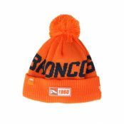 New Era - NFL Orange pom Beanie - Denver Broncos On Field 19 Sport Knit Orange/Black Pom @ Hatstore