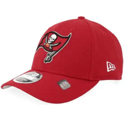 New Era - NFL Röd adjustable Keps - Tampa Bay Buccaneers NFL Team 9FORTY M-crown Scarlet Adjustable @ Hatstore