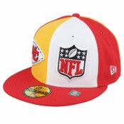 New Era - NFL Röd fitted Keps - Kansas City Chiefs 59FIFTY NFL Sideline 23 Yellow/Red/White Fitted @ Hatstore