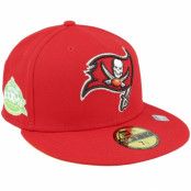 New Era - NFL Röd fitted Keps - Tampa Bay Buccaneers 59FIFTY Citruspop Scarlet/Yellow Fitted @ Hatstore