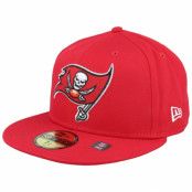 New Era - NFL Röd fitted Keps - Tampa Bay Buccaneers NFL 59FIFTY Red Fitted @ Hatstore