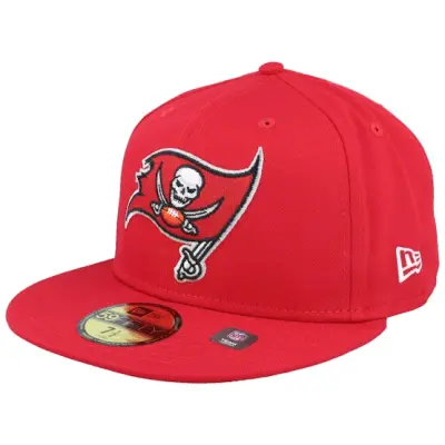 New Era - NFL Röd fitted Keps - Tampa Bay Buccaneers NFL 59FIFTY Red Fitted @ Hatstore