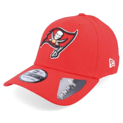 New Era - NFL Röd flexfit Keps - Tampa Bay Buccaneers Diamond Era 39THIRTY Red Flexfit @ Hatstore