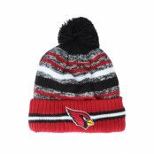 New Era - NFL Röd pom Beanie - Arizona Cardinals NFL21 Sport Knit Black/Cardinal Pom @ Hatstore