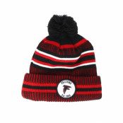 New Era - NFL Röd pom Beanie - Atlanta Falcons On Field 19 Sport Knit 2 Black/Red Pom @ Hatstore