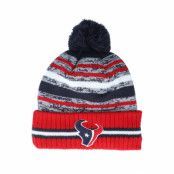 New Era - NFL Röd pom Beanie - Houston Texans NFL21 Sport Knit Navy/Red Pom @ Hatstore