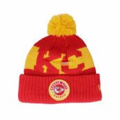 New Era - NFL Röd pom Beanie - Kansas City Chiefs NFL 20 On field Sport Knit OFC Red Pom @ Hatstore