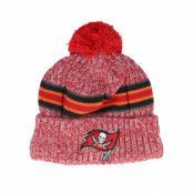 New Era - NFL Röd pom Beanie - Tampa Bay Buccaneers Sport Knitted NFL Sideline 23 Red Pom @ Hatstore