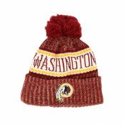 New Era - NFL Röd pom Beanie - Washington Redskins Sport Washed Red Pom @ Hatstore