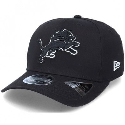 New Era - NFL Svart adjustable Keps - Hatstore Exclusive x Detroit Lions Essential 9Fifty Stretch Black Adjustable @ Hatstore