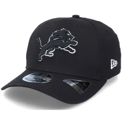 New Era - NFL Svart adjustable Keps - Hatstore Exclusive x Detroit Lions Essential 9Fifty Stretch Black Adjustable @ Hatstore