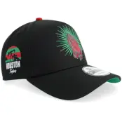 New Era - NFL Svart adjustable Keps - Hatstore Exclusive x Houston Texans 9FORTY Black A-frame Adjustable @ Hatstore