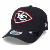 New Era - NFL Svart adjustable Keps - Kansas City Chiefs Neon Pop Outline 9Fifty Black Adjustable @ Hatstore