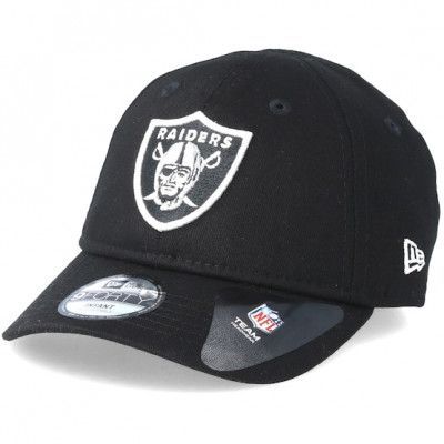 New Era - NFL Svart adjustable Keps - Kids Oakland Raiders Essential 9Forty Infant Black Adjustable @ Hatstore