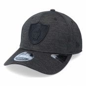 New Era - NFL Svart adjustable Keps - Las Vegas Raiders 9FIFTY Tonal Team Heather Black Adjustable @ Hatstore