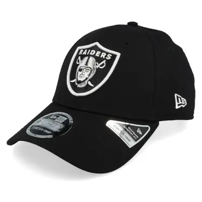 New Era - NFL Svart adjustable Keps - Las Vegas Raiders 9FORTY Stretch Black/White Adjustable @ Hatstore