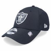 New Era - NFL Svart adjustable Keps - Las Vegas Raiders Black White 9FORTY Black Adjustable @ Hatstore