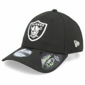 New Era - NFL Svart adjustable Keps - Las Vegas Raiders Neon Pack 2 9FORTY Black/White Adjustable @ Hatstore