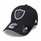 New Era - NFL Svart adjustable Keps - Las Vegas Raiders NFL 9Forty Black Adjustable @ Hatstore