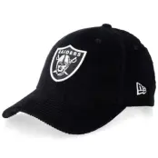 New Era - NFL Svart adjustable Keps - Las Vegas Raiders NFL Corduroy 9FORTY M-crown Black Adjustable @ Hatstore