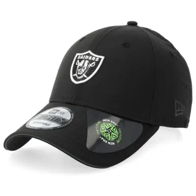 New Era - NFL Svart adjustable Keps - Las Vegas Raiders NFL Recycled 9FORTY Black Adjustable @ Hatstore