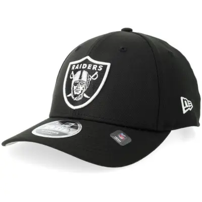 New Era - NFL Svart adjustable Keps - Las Vegas Raiders NFL Team 9FORTY M-crown Black Adjustable @ Hatstore