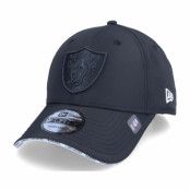 New Era - NFL Svart adjustable Keps - Las Vegas Raiders Pipe Pop 9FORTY Black Adjustable @ Hatstore