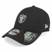 New Era - NFL Svart adjustable Keps - Las Vegas Raiders Repreve Mini Logo 9FORTY Black Adjustable @ Hatstore