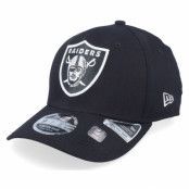 New Era - NFL Svart adjustable Keps - Las Vegas Raiders Team Colour 9Fifty Black Adjustable @ Hatstore