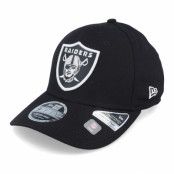 New Era - NFL Svart adjustable Keps - Las Vegas Raiders Team Stretch 9FIFTY Black/White Adjustable @ Hatstore