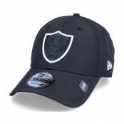 New Era - NFL Svart adjustable Keps - Las Vegas Raiders Two Tone 9FORTY Black Adjustable @ Hatstore