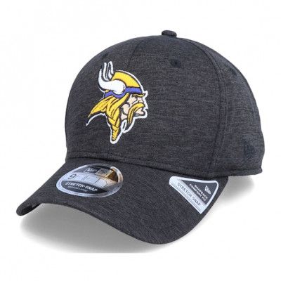 New Era - NFL Svart adjustable Keps - Minnesota Vikings Total Shadow Tech 9Fifty Black Adjustable @ Hatstore