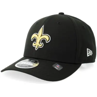 New Era - NFL Svart adjustable Keps - New Orleans Saints NFL Team 9FORTY M-crown Black Adjustable @ Hatstore