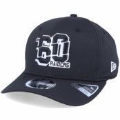 New Era - NFL Svart adjustable Keps - Oakland Raiders NFL Numbers Stretch 9Fifty Black/Black Adjustable @ Hatstore