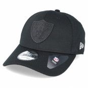 New Era - NFL Svart adjustable Keps - Oakland Raiders Rubber Logo Mesh Black Adjustable @ Hatstore