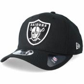 New Era - NFL Svart adjustable Keps - Oakland Raiders Stretch Snap 9Fifty Black/White Snapback- New Era @ Hatstore