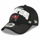 New Era - NFL Svart adjustable Keps - Pre-Order - Delivery in March - Tampa Bay Buccaneers 9Forty Super Bowl LV Champions Black Adjustable @ Hatstore