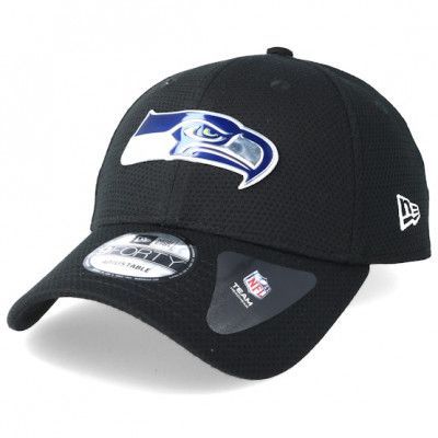 New Era - NFL Svart adjustable Keps - Seattle Seahawks Logo Pack 940 Black Adjustable @ Hatstore