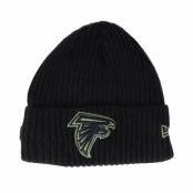 New Era - NFL Svart cuff Beanie - Atlanta Falcons Salute To Service NFL 20 Knit Black Cuff @ Hatstore