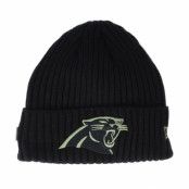 New Era - NFL Svart cuff Beanie - Carolina Panthers Salute To Service NFL 20 Knit Black Cuff @ Hatstore