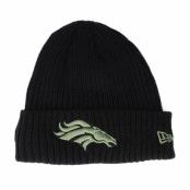 New Era - NFL Svart cuff Beanie - Denver Broncos Salute To Service NFL 20 Knit Black Cuff @ Hatstore