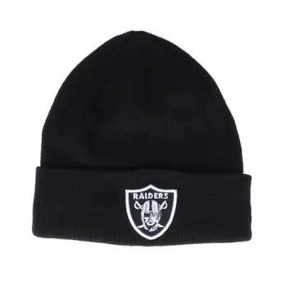New Era - NFL Svart cuff Beanie - Las Vegas Raiders Knit Black Cuff @ Hatstore