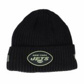 New Era - NFL Svart cuff Beanie - New York Jets Salute To Service NFL 20 Knit Black Cuff @ Hatstore