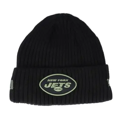 New Era - NFL Svart cuff Beanie - New York Jets Salute To Service NFL 20 Knit Black Cuff @ Hatstore