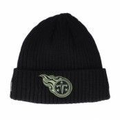 New Era - NFL Svart cuff Beanie - Tennessee Titans Salute To Service NFL 20 Knit Black Cuff @ Hatstore